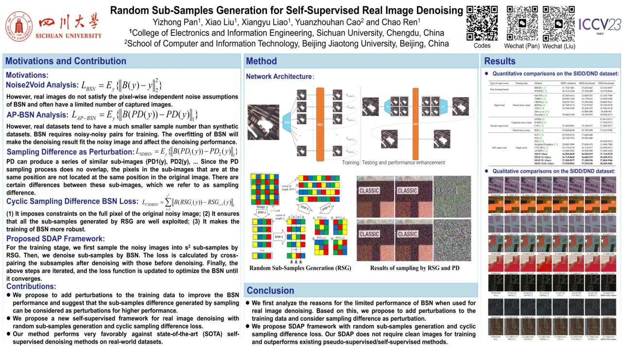 Random Sub-Samples Generation for Self-Supervised Real Image Denoising